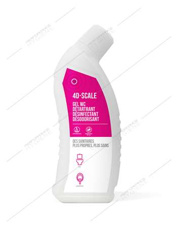 Image de Gel wc détartrant désinfectant HTS BIO 4D-SCALE - 750ml