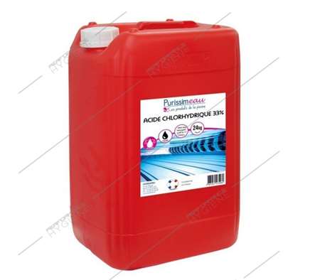 Image de Acide chlorhydrique 33% - bidon 20L/24kg