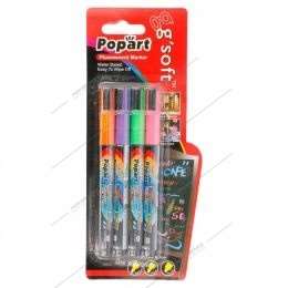 Image de Feutre fin 2mm pour ardoise menu - set 4 couleurs