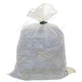 Image de Filet à linge blanc avec lien cordon - 50x70cm