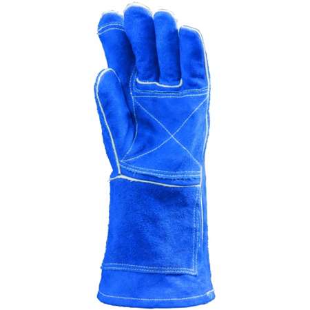 Gants anti-chaleur Kevlar 350°C croûte bleue - la paire