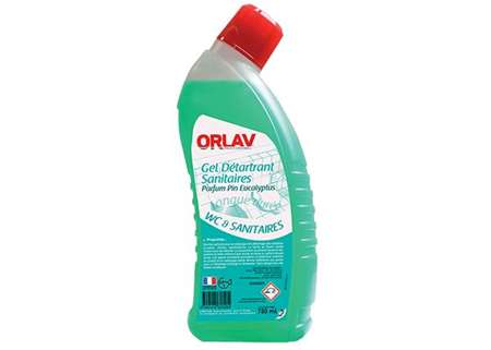 Gel wc détartrant surodorant eucalyptus ORLAV - flacon 750ml