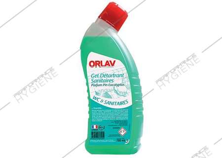 Gel wc détartrant surodorant eucalyptus ORLAV - flacon 750ml