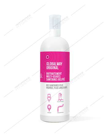 Biotraitement détartrant gel sanitaires HTS BIO Globalway 1L