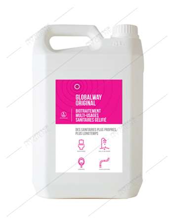 Biotraitement détartrant gel sanitaires HTS BIO Globalway 5L