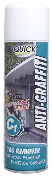 Image de Anti graffiti C1 Quick (surfaces fragiles,plastiques) 500ml