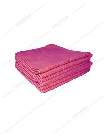 Lavette microfibre multi usages 40x40cm FIRST Fushia x10