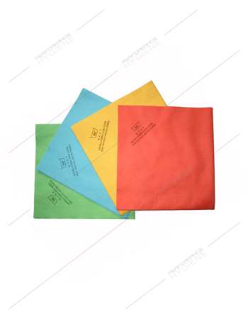 Image de Lavette microfibre (surfaces lisses) MICROSTAR Rouge - lot 5