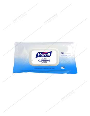 Lingettes nettoyantes toilette adulte PURELL BODY x70