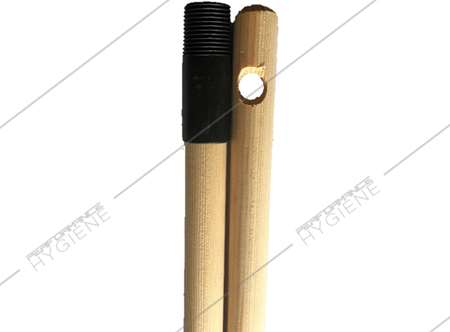 Image de Manche bois avec douille vis - L130cm