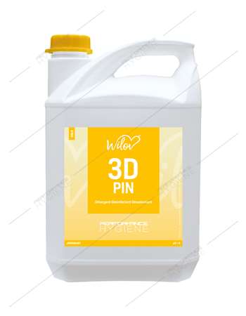 Image de Détergent désinfectant désodorisant WILOV 3D pin - bidon 5L
