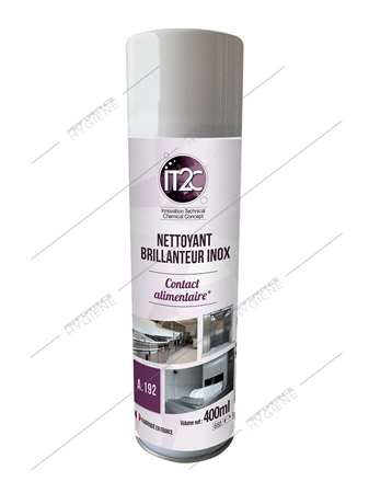 Image de Nettoyant BRILLANTEUR INOX IT2C - aérosol 400ml