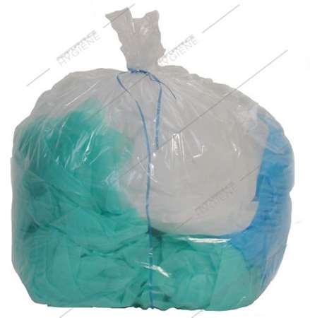 Image de Sacs poubelle TRANSPARENTS BD 130L standard - carton de 200