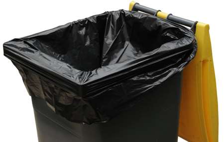Image de Housse container noire BD 360L standard - carton 100