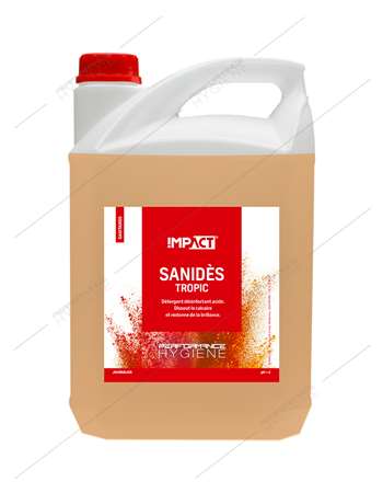 Image de Nettoyant détartrant désinf. sanitaires SANIDES Tropic - 5L