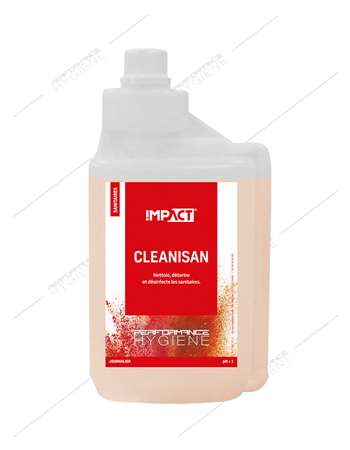 Image de Détartrant désinfectant sanitaires concentré CLEANISAN - 1L