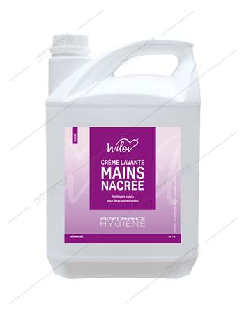 Image de Savon crème lavante nacrée hypoallergénique WILOV 5L