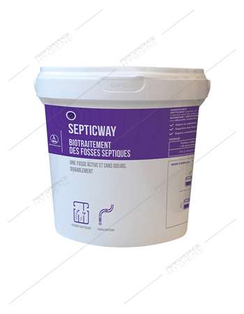 Biotraitement poudre fosses septiques HTS BIO SEPTICWAY 1kg