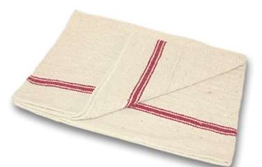 Image de Serpillière coton gaufrée écrue double 45x100cm