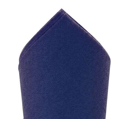 Image de Serviettes 38x38cm ouate micro gaufrée 2 plis (Bleu vif)x100