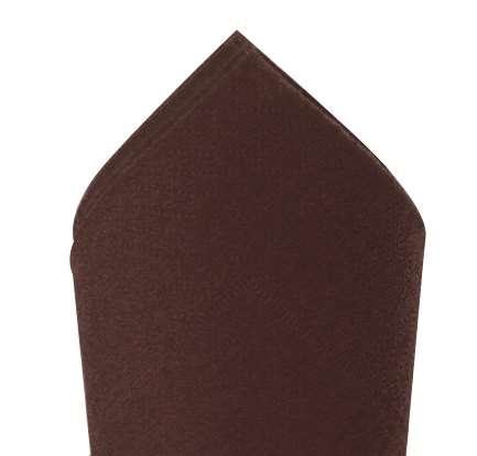 Image de Serviettes 38x38cm ouate micro gaufrée 2 plis (Chocolat)x100