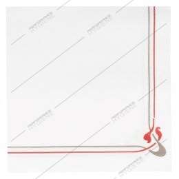 Image de Serviettes 39x39cm double point Maxim (Blanc) x50 (1C=24)
