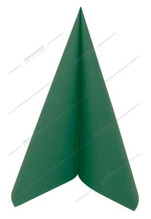 Image de Serviettes 40x40cm non tissées (Vert foncé) x50 (1C=8)