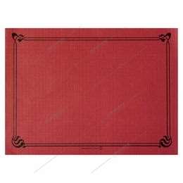 Image de Set de table 31x43 cm papier gaufré SNACK Bordeaux/500