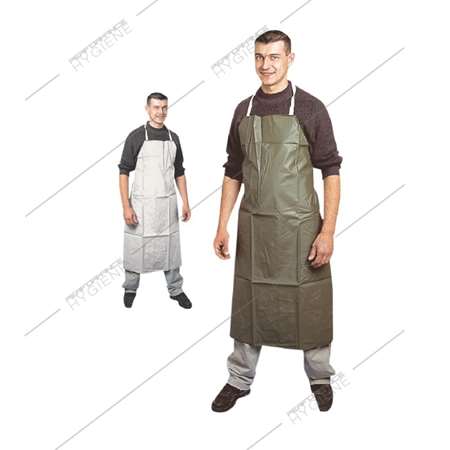 Image de Tablier en PVC blanc 300µ- 75x110cm - taille unique