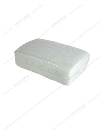 Tampon grattant blanc (sanitaires) GM - 14x23cm - lot de 10