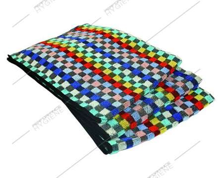 Image de Torchon essuie mains coton bouclette quadrillé MINEURS 50x70