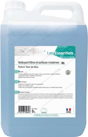 Nettoyant vitres alimentaire LES ESSENTIELS - bidon 5L