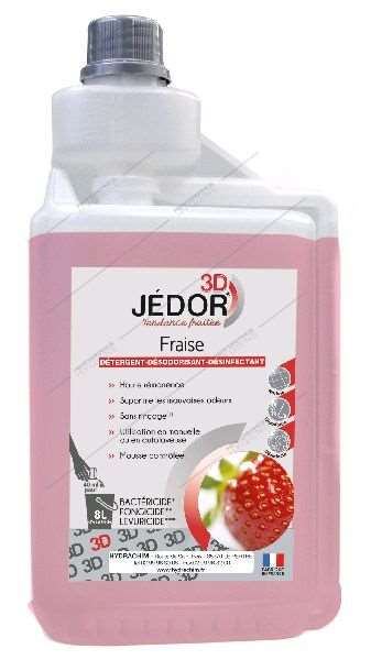 Image de Nettoyant surodorant désinf. JEDOR 3D NDB Fraise 1L