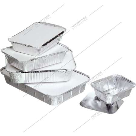 Image de Barquette aluminium avec couvercle 250g - lot 100