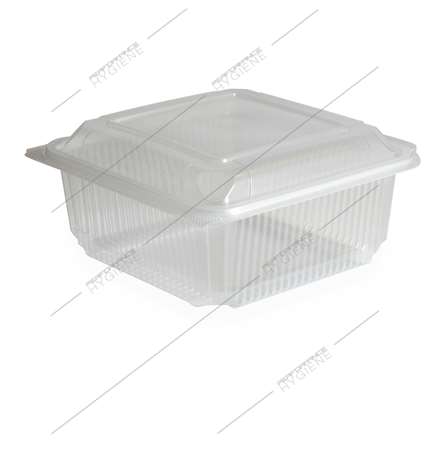 Image de Barquette micro ondable à charnière 1500g - lot 50