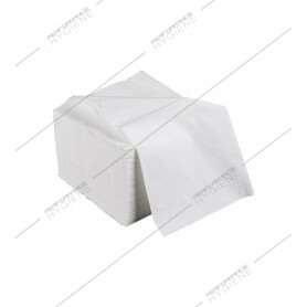 Image de Serviettes 16x22cm ouate 2 Plis pliage Z (Blanc) x4500