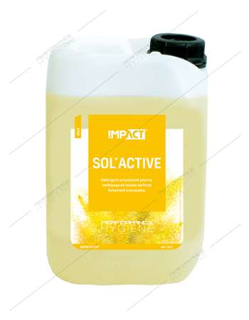 Détergent hyper actif alcalin SOL ACTIVE - bidon 5L