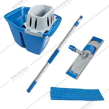 Image de Kit de lavage complet EASY PRESS Seau+support+frange+manche