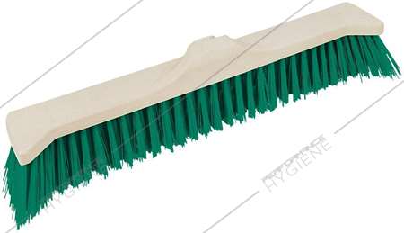 Image de Balai cantonnier vert 55cm BALDOZER + douille intégrée Ø28mm