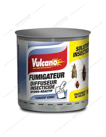 Image de Fumigène insecticide hydro-réactif VULCANO - boite diffuseur