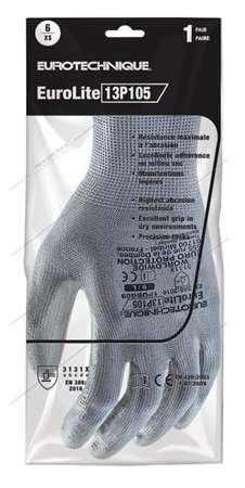 Image de Gants tricot polyester gris EUROLITE 13P105-T11/XXL - lot 10