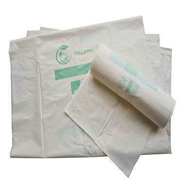 Sacs poubelle vert biodégradable 60L - carton de 250