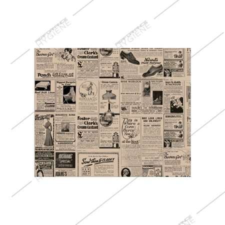 Image de Emballage burger naturel TIMES 28x34cm - lot de 1000