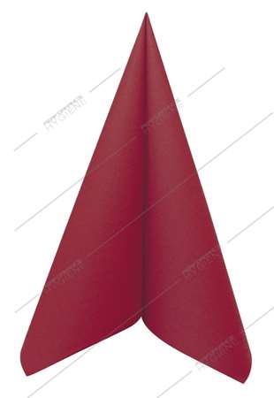 Image de Serviettes 40x40cm non tissées (Bordeaux) x50 (1C=8)