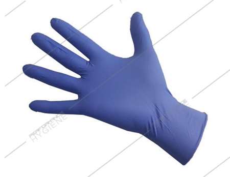 Image de Gants nitrile bleu NP Safetouch HEAVY jetable-bte 100- T09/L
