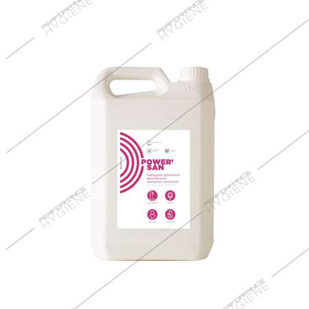Image de Détart. désinf. concentré Ecocert sanit. Hts Bio POWERSAN 5L