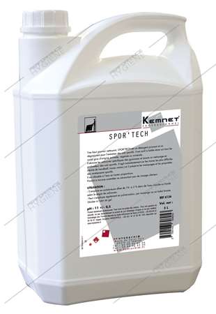 Image de Nettoyant dégraissant sols sportifs KEMNET SPOR'TECH - 5L