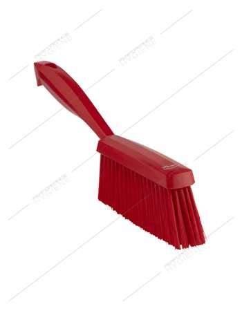 Image de Balayette fibre souple 33cm alimentaire Rouge VIKAN