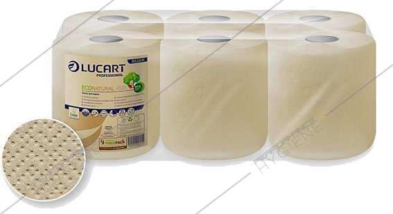 Image de Bobine autocut ouate havane gaufrée 2P ECONATURAL 150m lot 6