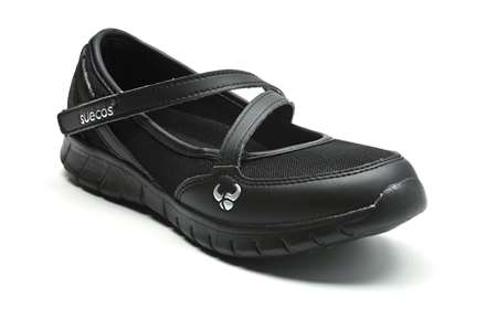 Image de Ballerine microfibre noire imperméable FRIDA - P38